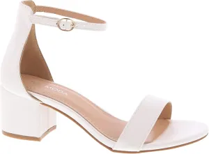 TOP Moda Darcie-1 Ankle Strap Dressy High Heel Sandal, Non-slip Sole, For Wedding, Party, Prom, Evening Wear, or Any Occasion, Sleek Style Block Heel Sandals