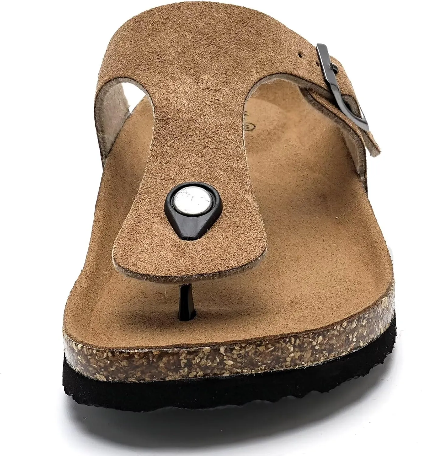 Torotto Mens Womens Flip Flops Thong Sandals with Cork Footbed Open Toe Adjustable Webbing Slides Sandals for Walking | Beach | Indoor