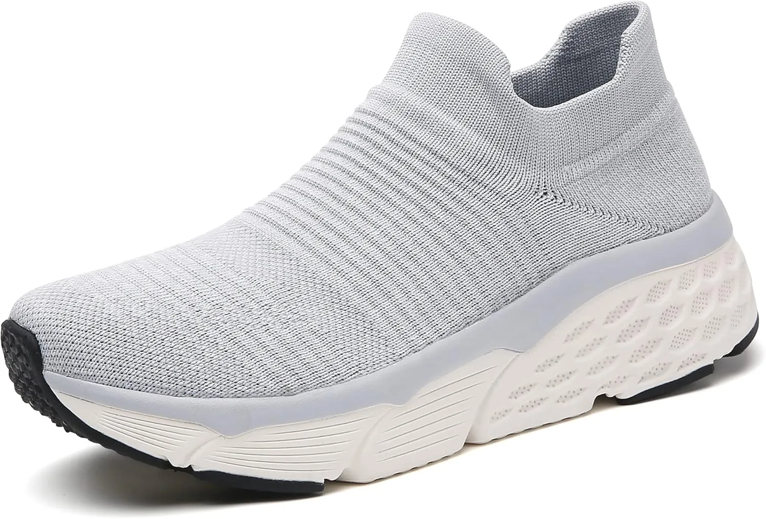 TSIODFO Women's Slip On Sock Walking Shoes Athletic Running Tennis Sneakers