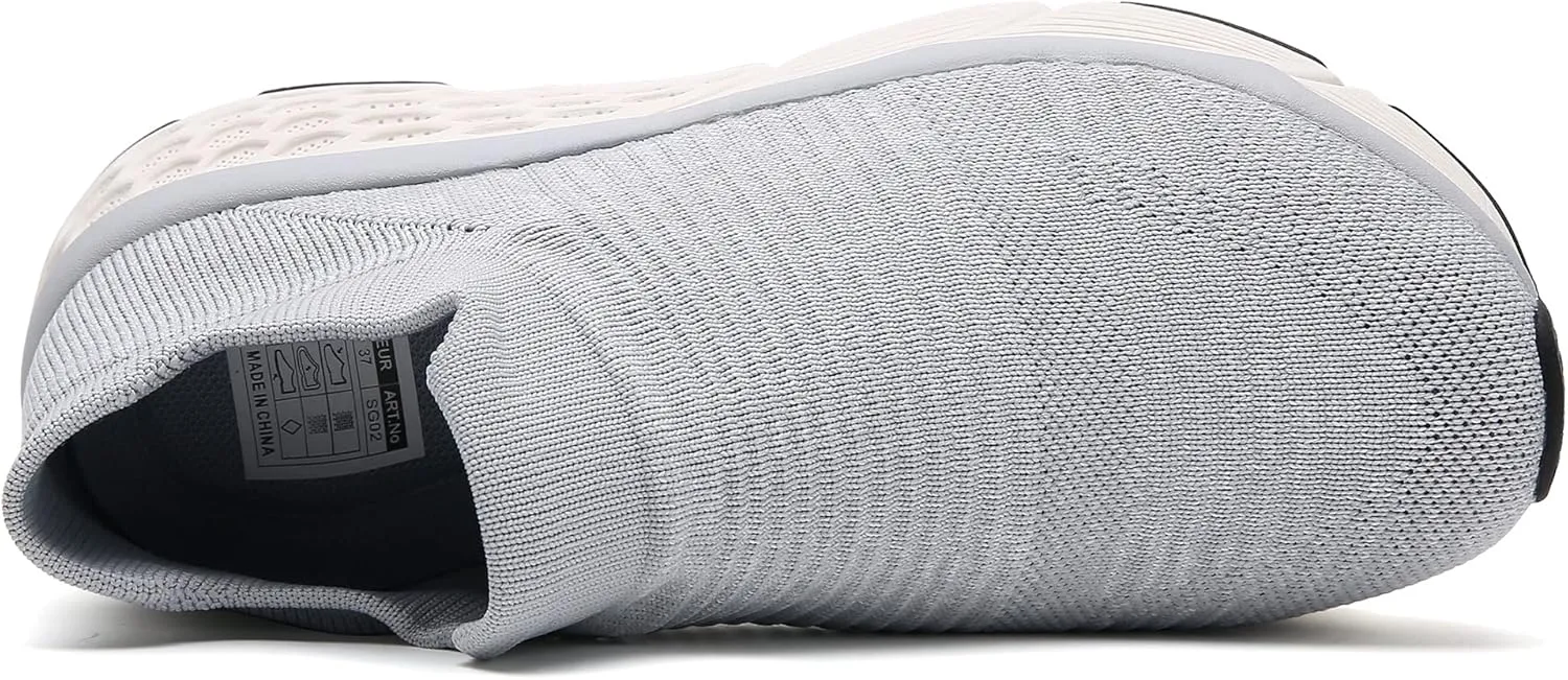 TSIODFO Women's Slip On Sock Walking Shoes Athletic Running Tennis Sneakers