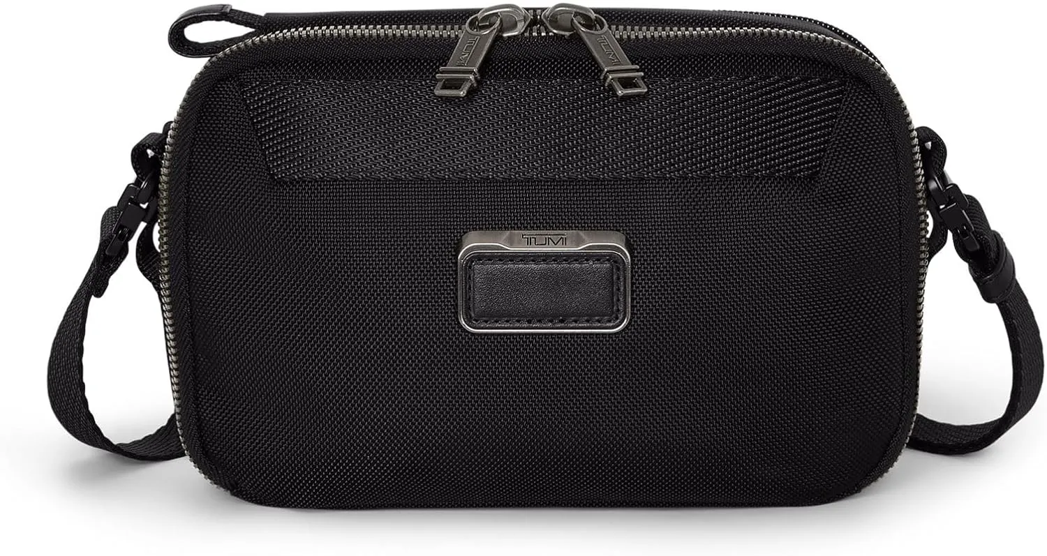 TUMI - Alpha Bravo Mayport Clutch Crossbody - Versatile Hands-Free Travel Bag - Stylish Comfortable Design - Black