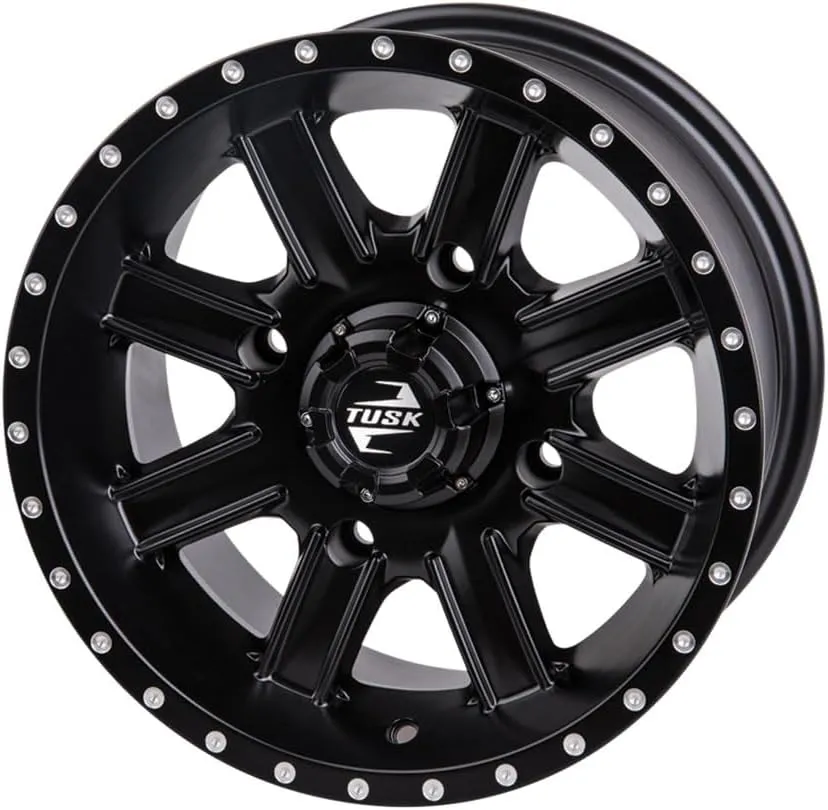 TUSK 4/156 Cascade Wheel 14x7 5.0   2.0 Matte Black for Kawasaki Mule Pro-FXT 1000 LE Ranch Edition 2024