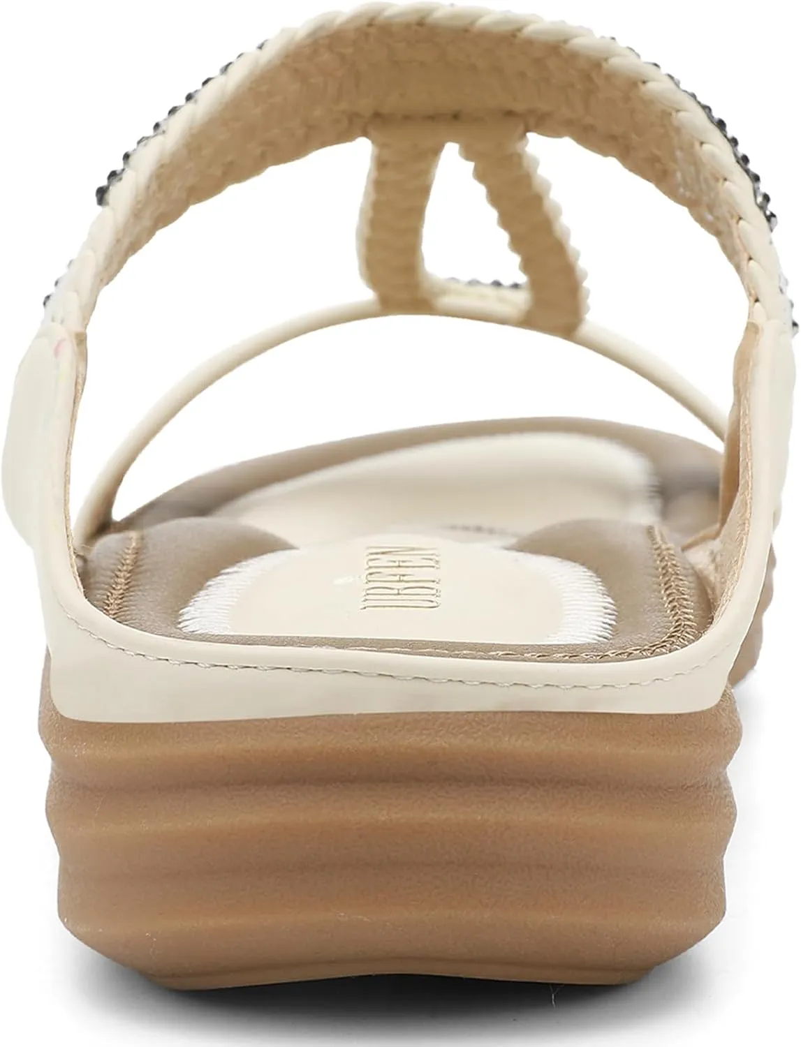 UBFEN Womens Slides Walking Sandals Comfortable Platform Slip On Dressy Summer