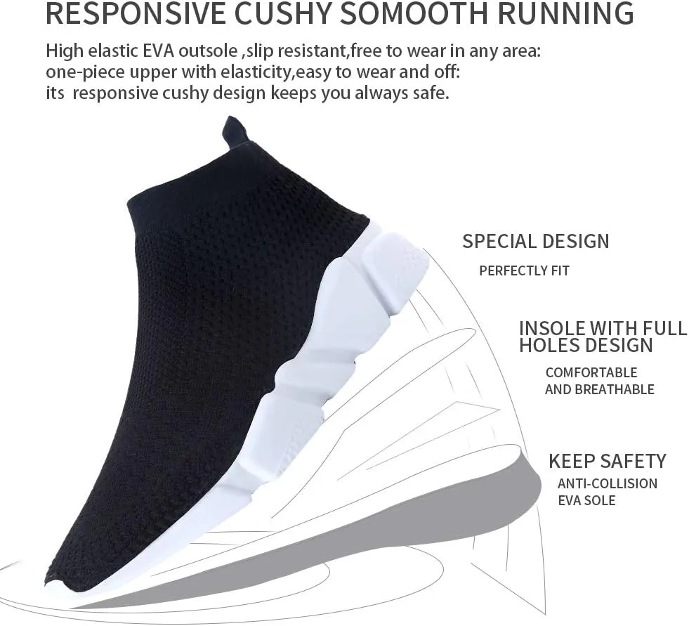 VAMJAM Men's Socks Sneakers Slip On Lightweight Breathable Comfortable Fashion Walking Shoes…