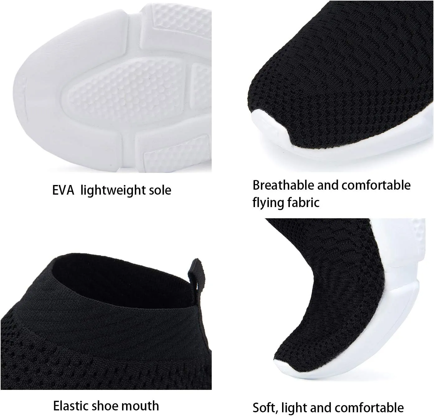 VAMJAM Men's Socks Sneakers Slip On Lightweight Breathable Comfortable Fashion Walking Shoes…