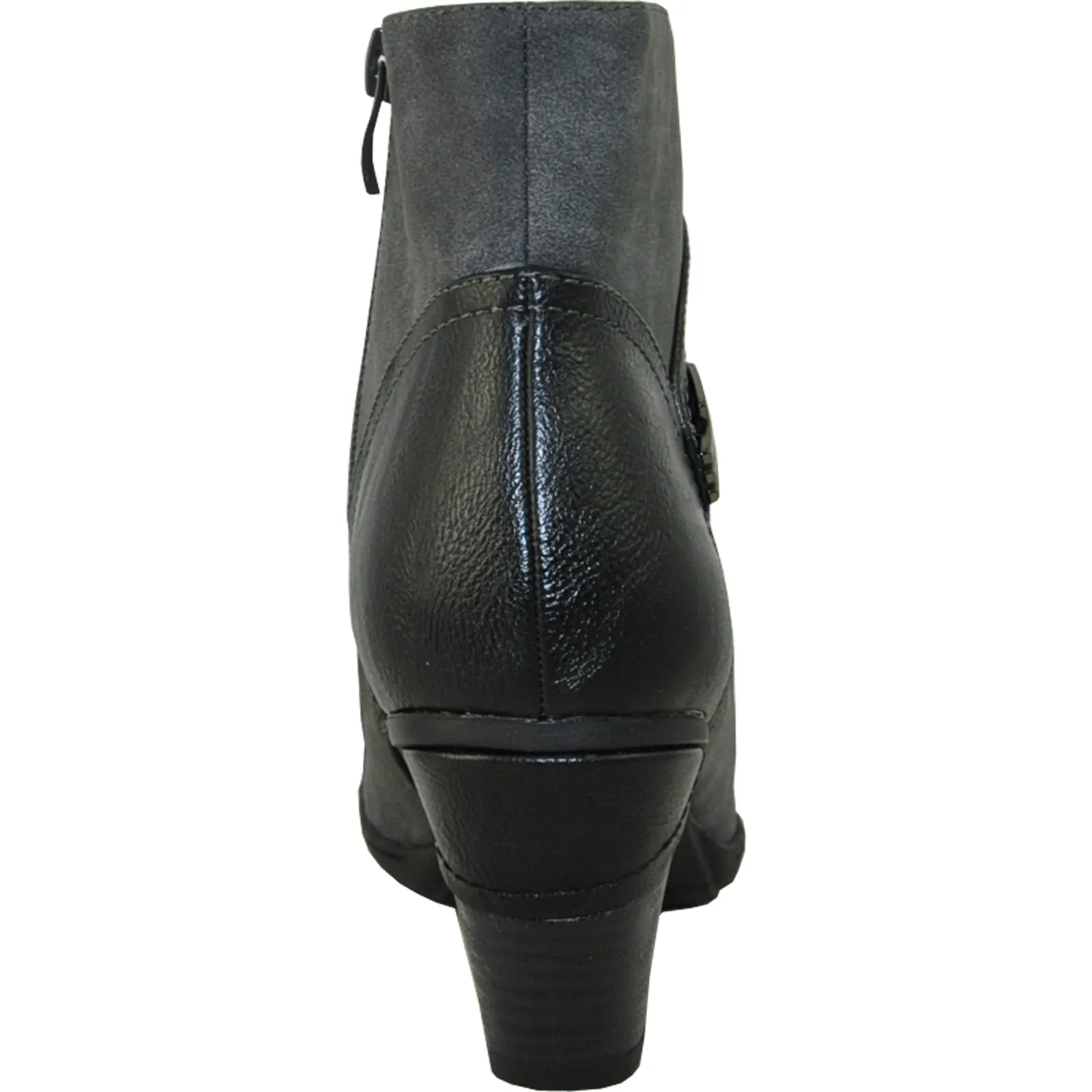 VANGELO Women Boot SD7406 Ankle Dress Boot Grey