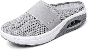 VARSKARC Women's Summer Spring Breathable Slip-on Leisure Sneakers Outdoor Slippers