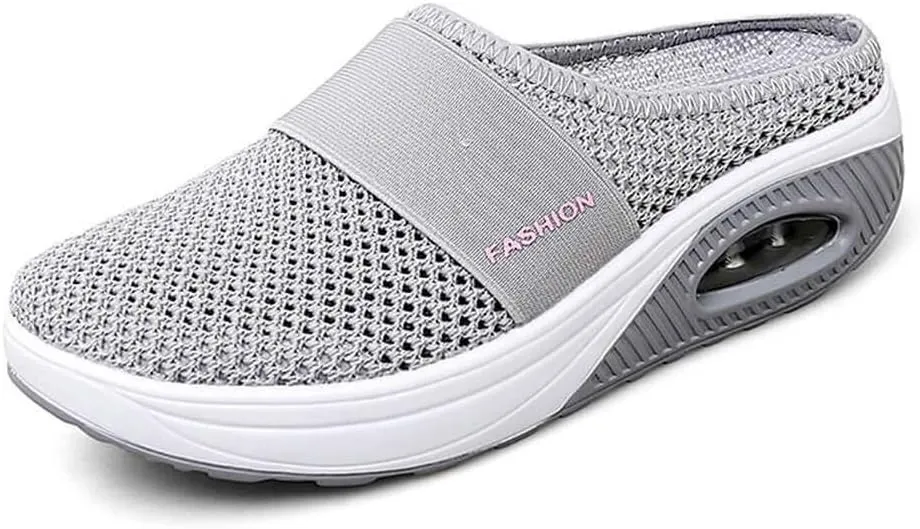 VARSKARC Women's Summer Spring Breathable Slip-on Leisure Sneakers Outdoor Slippers