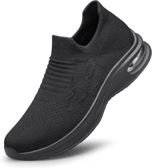 Vidbiv Slip on Shoes for Men, Casual Walking Lightweight Loafers, Breathable Men’s Shoes, Comfortable Hands Free Slip-on Shoes for Work, Traveling