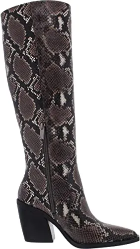 Vince Camuto Womens Gravana Leather Knee-High Boots Taupe 8 Medium (B,M)