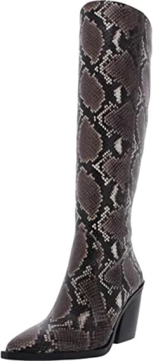 Vince Camuto Womens Gravana Leather Knee-High Boots Taupe 8 Medium (B,M)