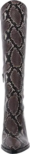 Vince Camuto Womens Gravana Leather Knee-High Boots Taupe 8 Medium (B,M)