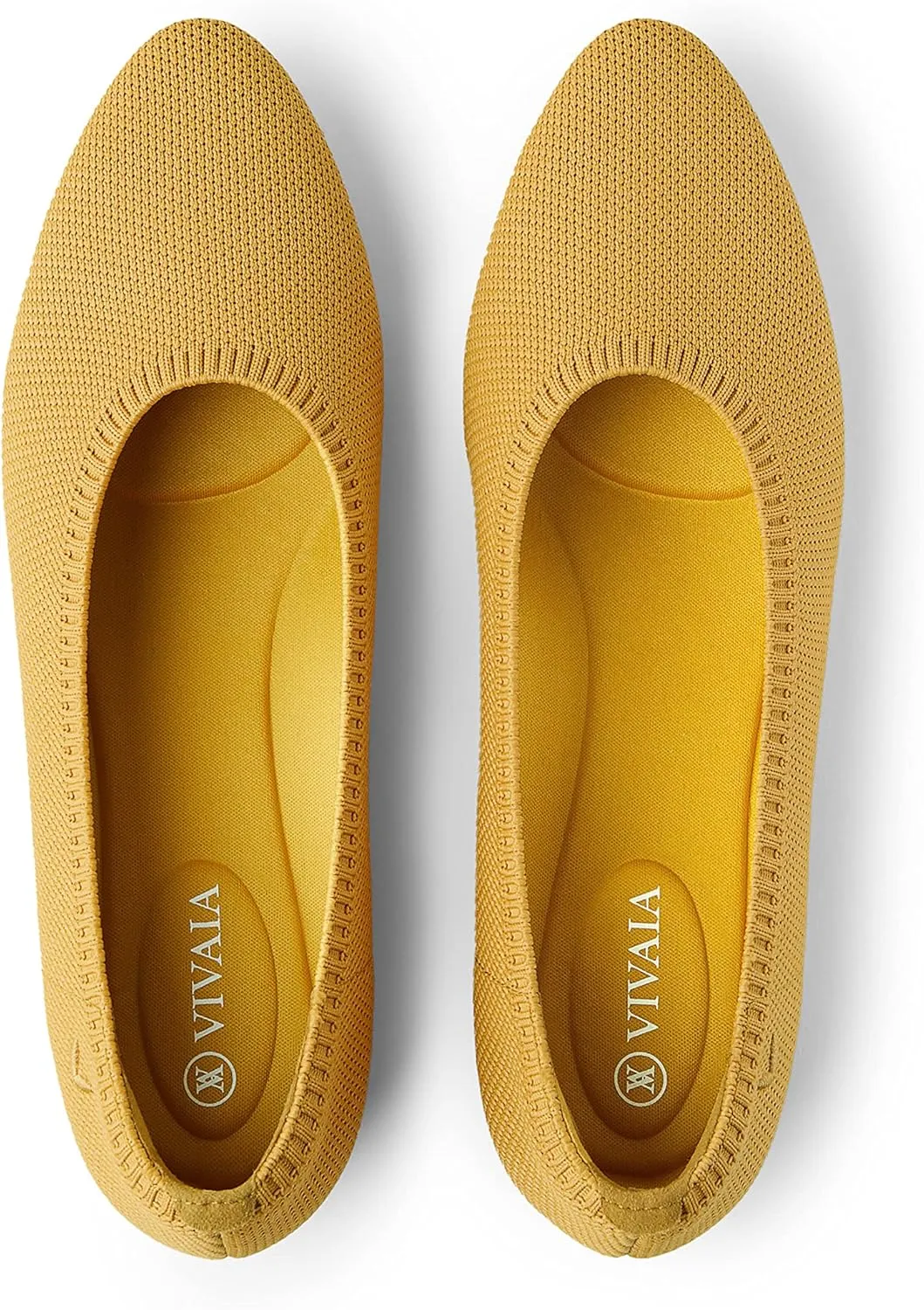 VIVAIA Almond-Toe Ballet Flats Women's Casual Flats Slip on Comfortable shoes cute flats for women(Tamia 2.0)