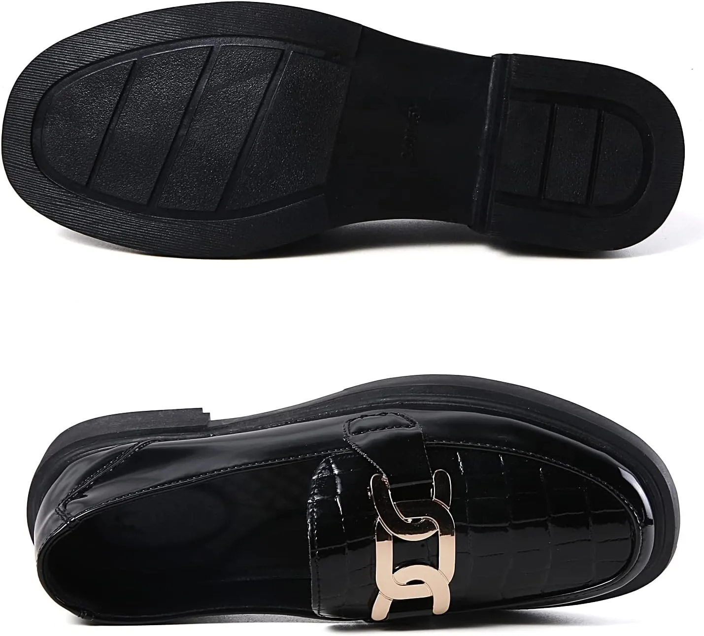 VOCNTVY Loafers for Women Slip On Comfort Business Work Shoes
