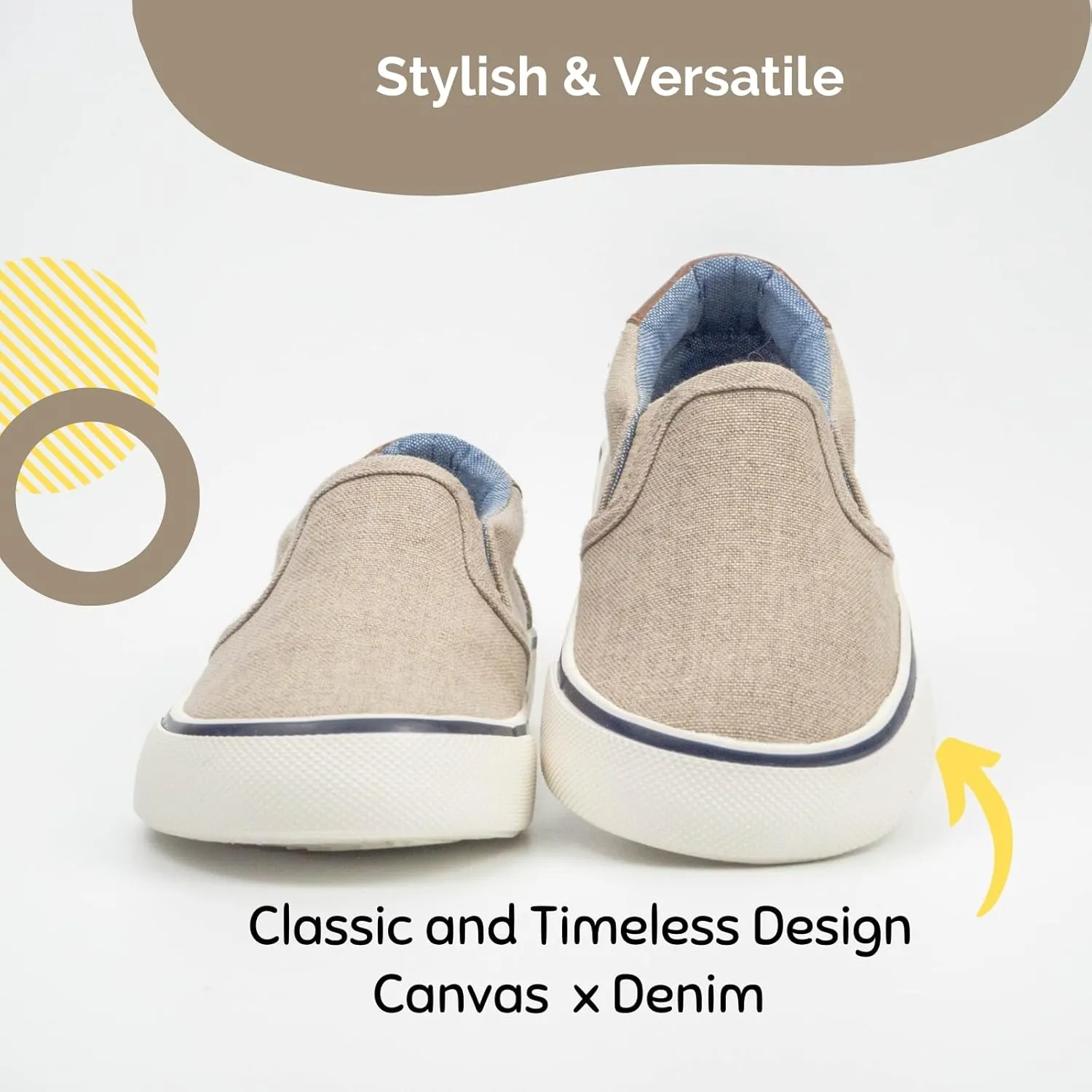 waddle wonder Toddler Classic Low Top Slip on Canvas Casual Shoes for Boys & Girls, Laceless Lightweight Flat Loafer Skater Sneaker
