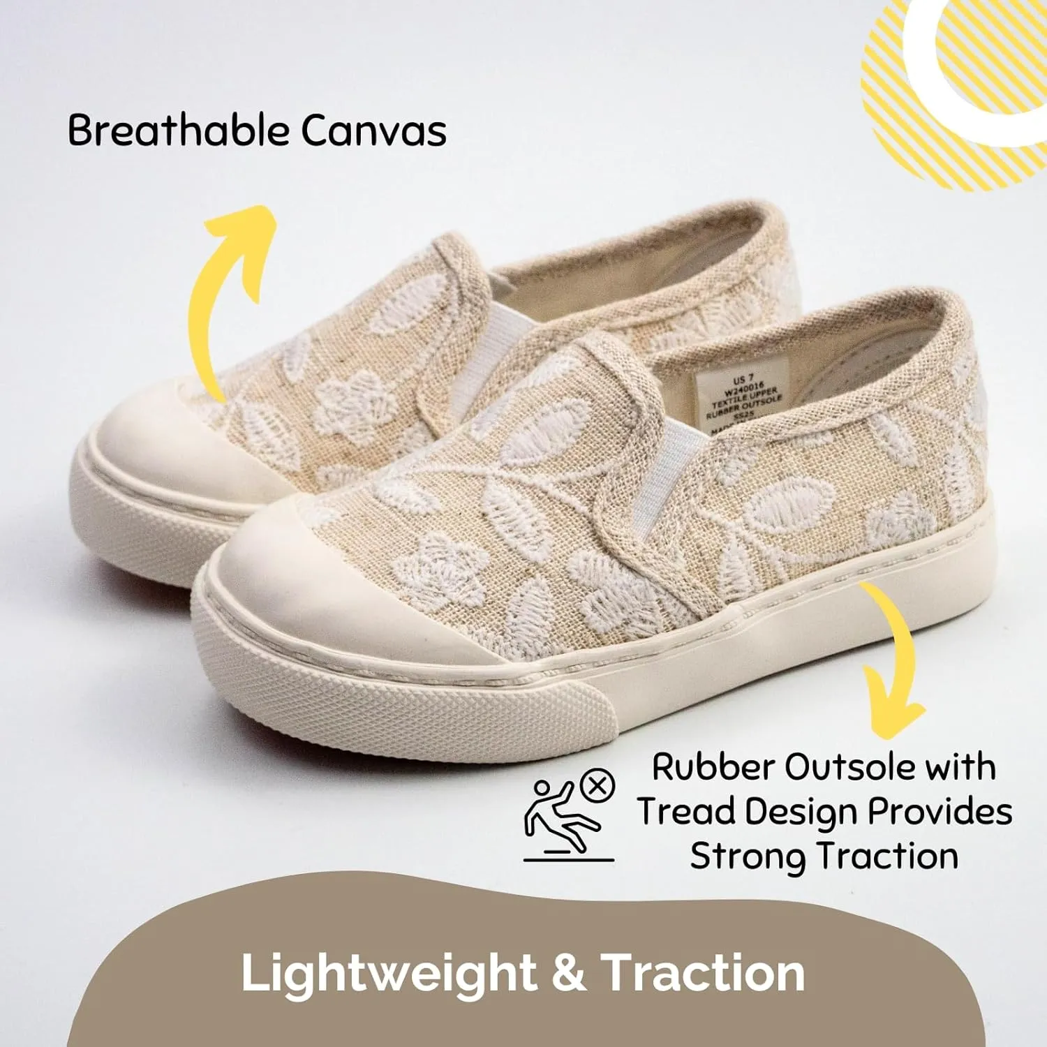 waddle wonder Toddler Lace Low Top Slip on Canvas Casual Easy Wear Dress Shoes for Boys & Girls, Laceless Lightweight Flat Loafer Sneaker