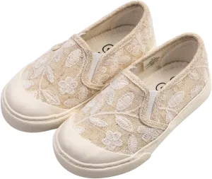 waddle wonder Toddler Lace Low Top Slip on Canvas Casual Easy Wear Dress Shoes for Boys & Girls, Laceless Lightweight Flat Loafer Sneaker