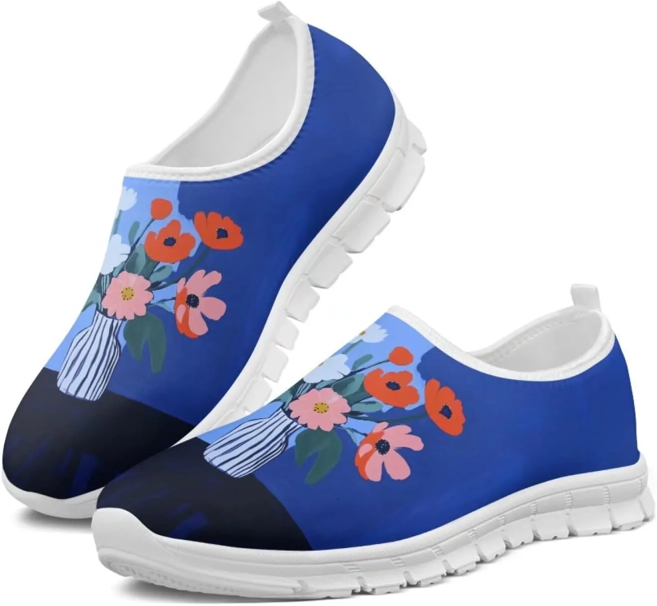 Walking Sneakers for Women Casual Slip On Shoes