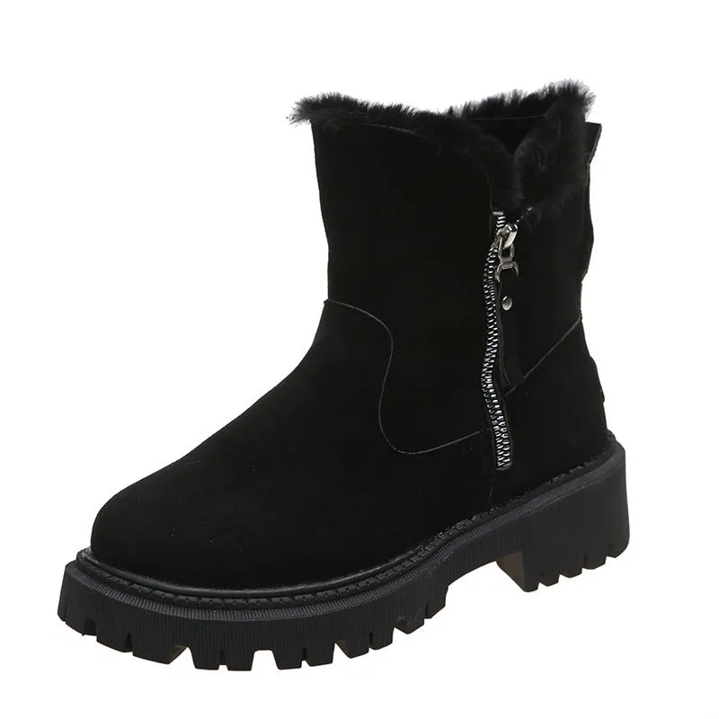 Warm Voice-controlled Casual Round Comfortable Shoes Trend-setting Patchwork Keep