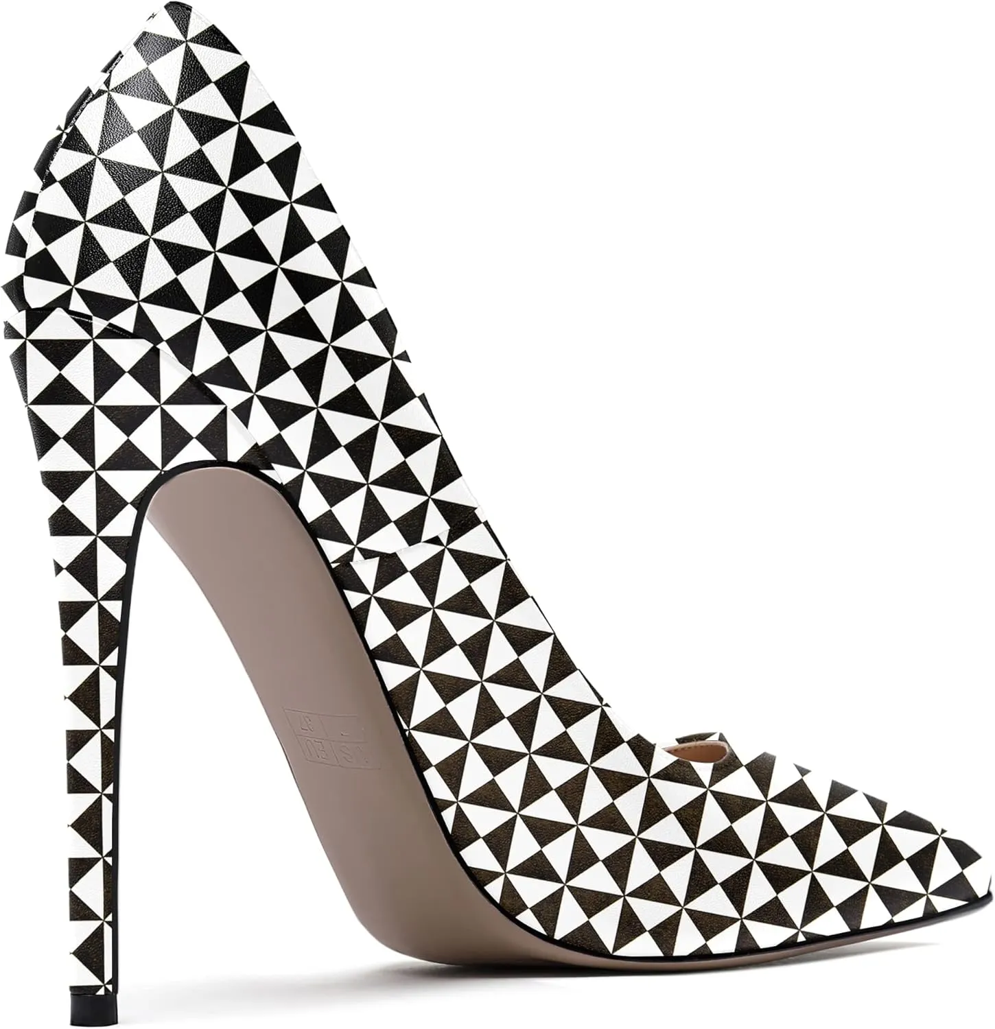 WAYDERNS Women's Evening Pointed Toe Matte Slip On Dress Stiletto High Heel Pumps Shoes 4.7 Inch