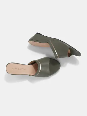 Wedge Heel Mules