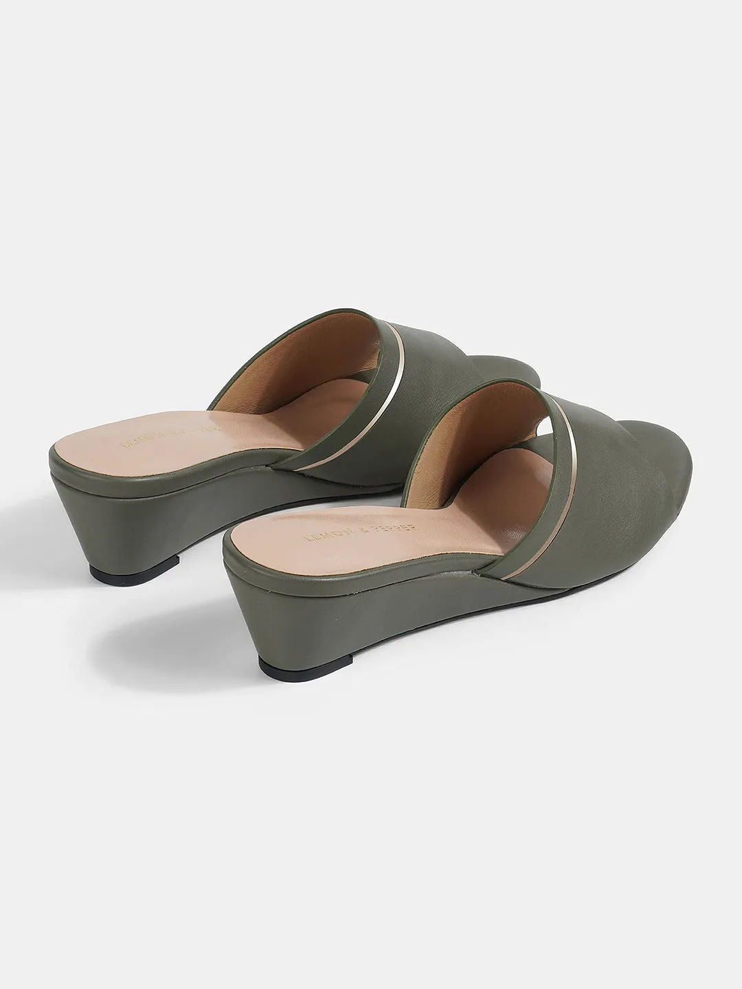 Wedge Heel Mules