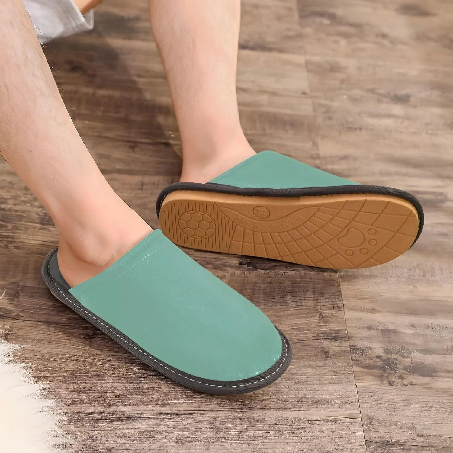Wheat House Slippers for Women Men Non-Slip Comfortable Slippers