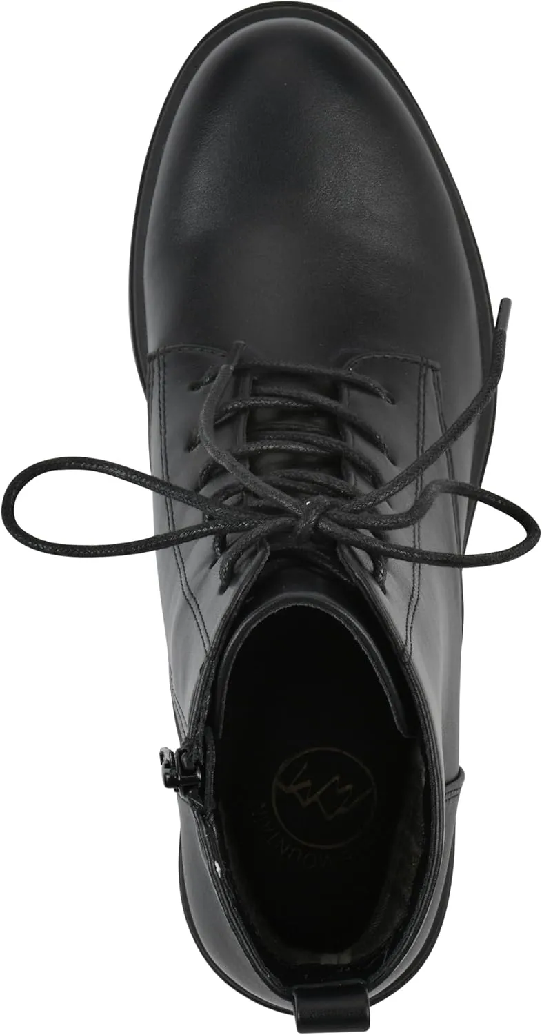 WHITE MOUNTAIN Women's Tappy Lug Sole Combat Boot