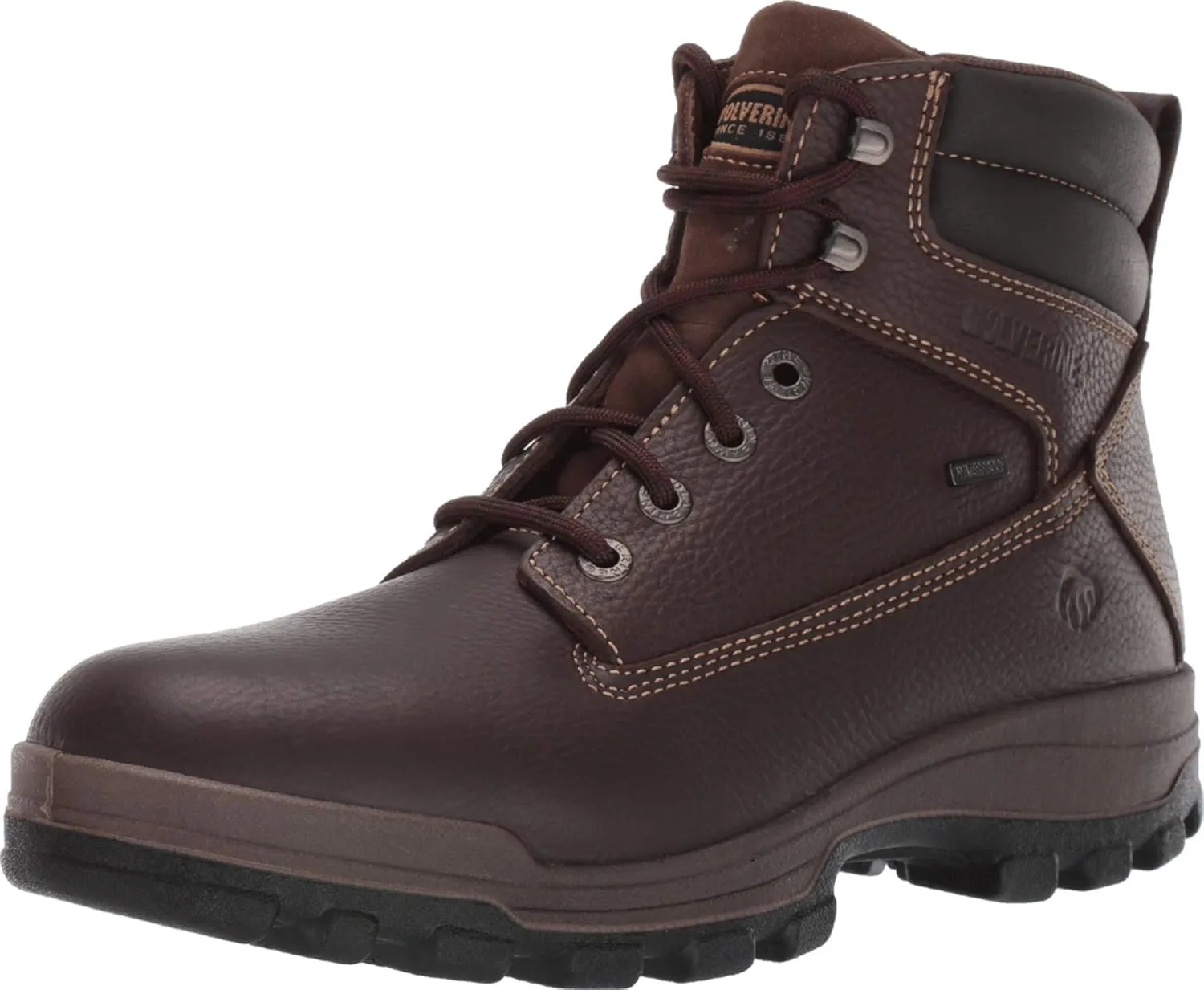 Wolverine Men's Stratus 6" Soft Toe Waterproof Boot Construction