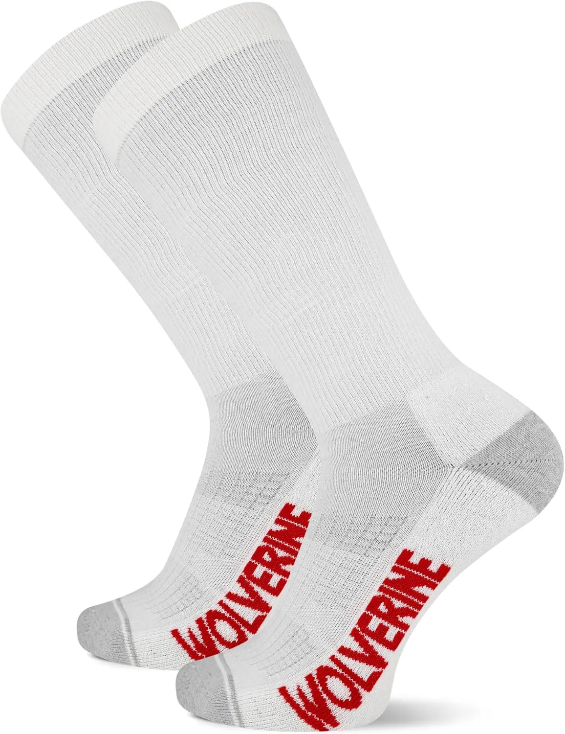 Wolverine Men's Wellington Boot Socks with Moisture Wicking Cushioning (2 Pairs)