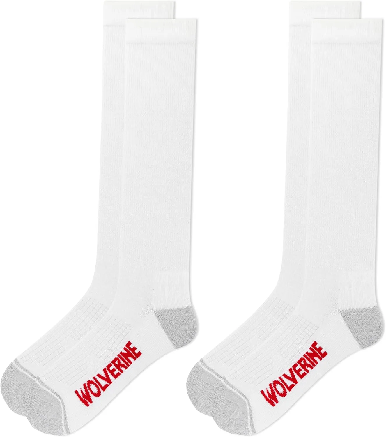 Wolverine Men's Wellington Boot Socks with Moisture Wicking Cushioning (2 Pairs)