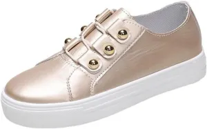 Women Platform Sneakers Comfortable Lace-Up Walking Shoes Fashion Low Top Sneakers for Women and Teen Girls Lightweight Chunky Athletic Sneaker