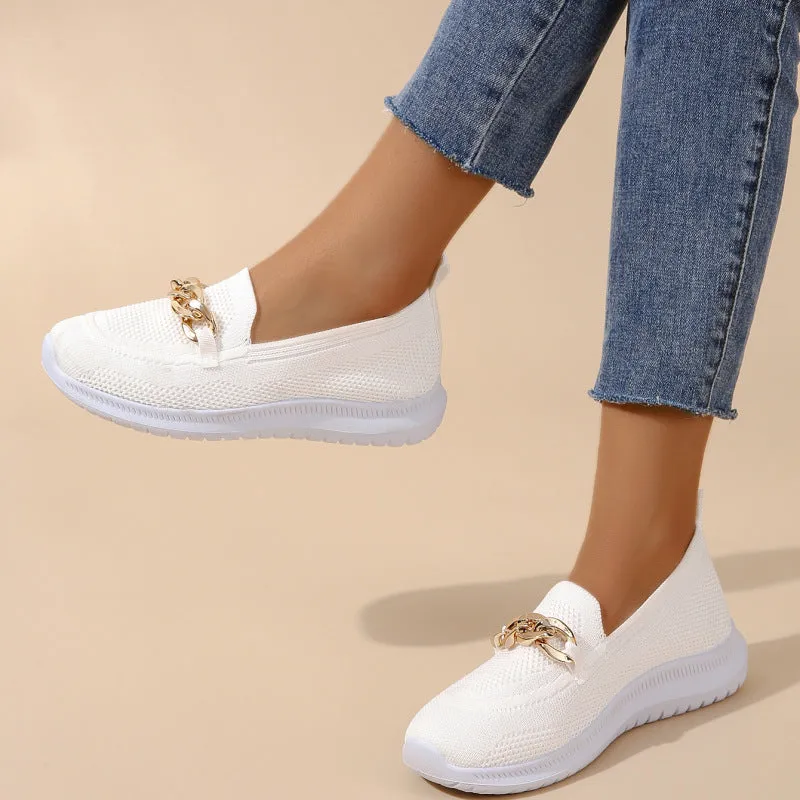 Women's Breathable Mesh Slip-On Loafers