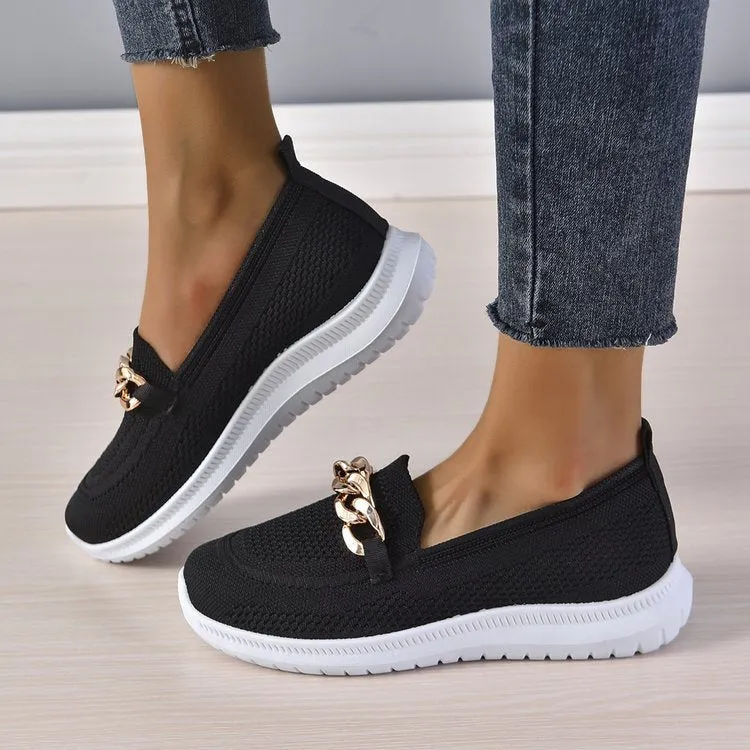 Women's Breathable Mesh Slip-On Loafers