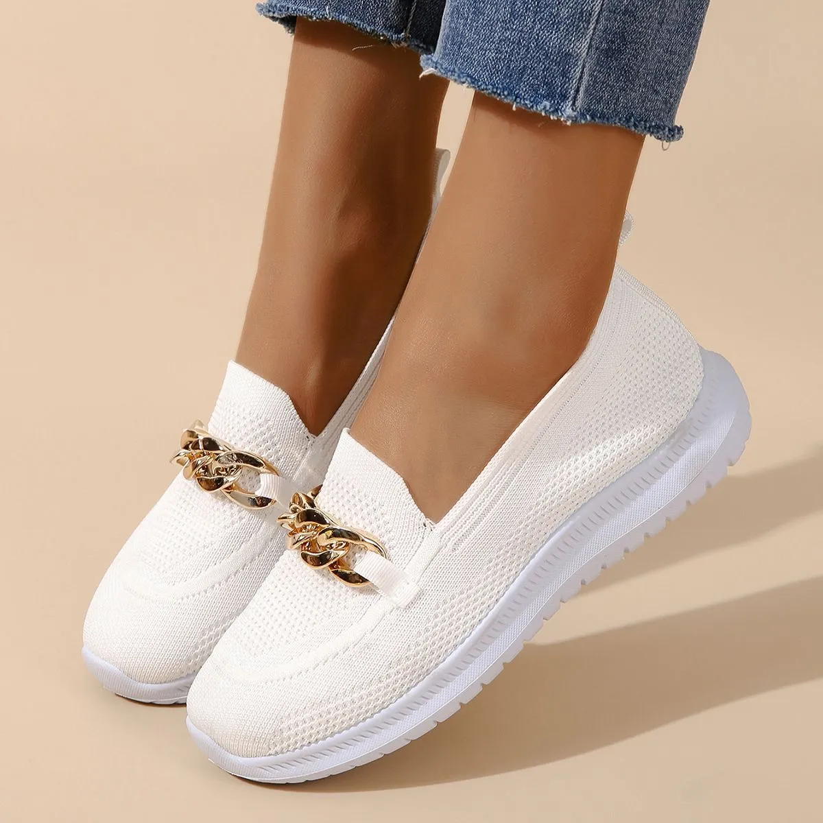 Women's Breathable Mesh Slip-On Loafers