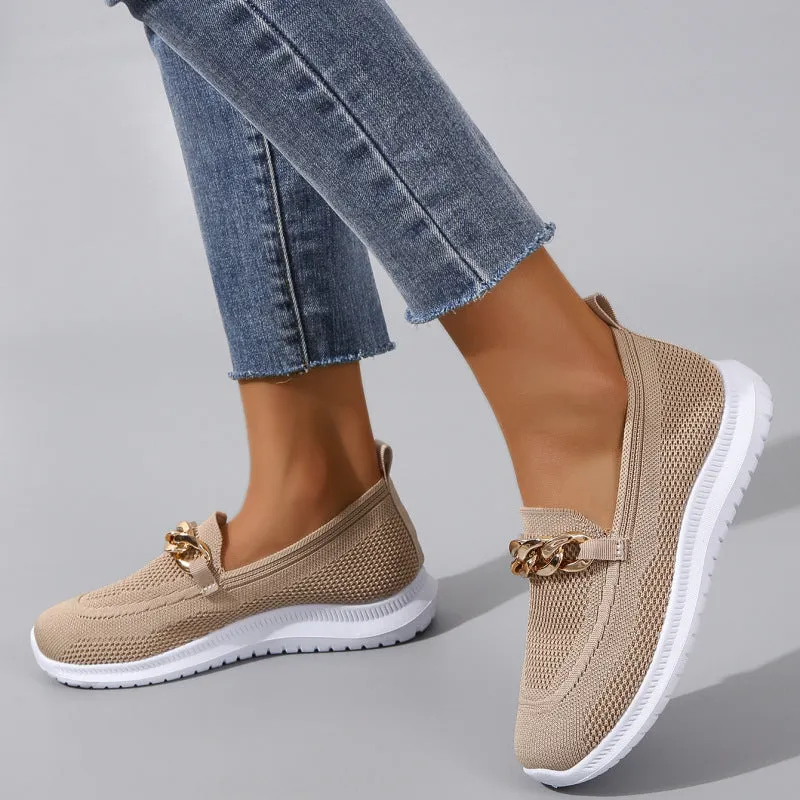 Women's Breathable Mesh Slip-On Loafers