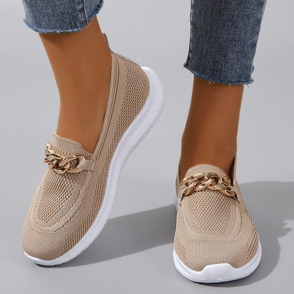 Women's Breathable Mesh Slip-On Loafers