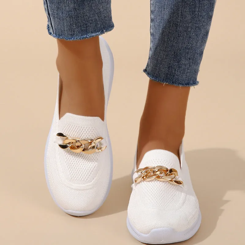 Women's Breathable Mesh Slip-On Loafers