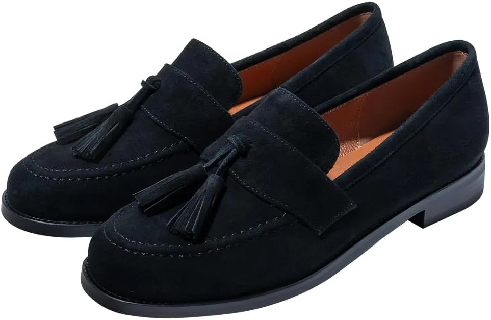 Women's Casual Flat Suede Tassel Loafer