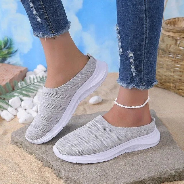 Women's Comfortable Breathable Slip-On Shoes with Orthopaedic Insole
