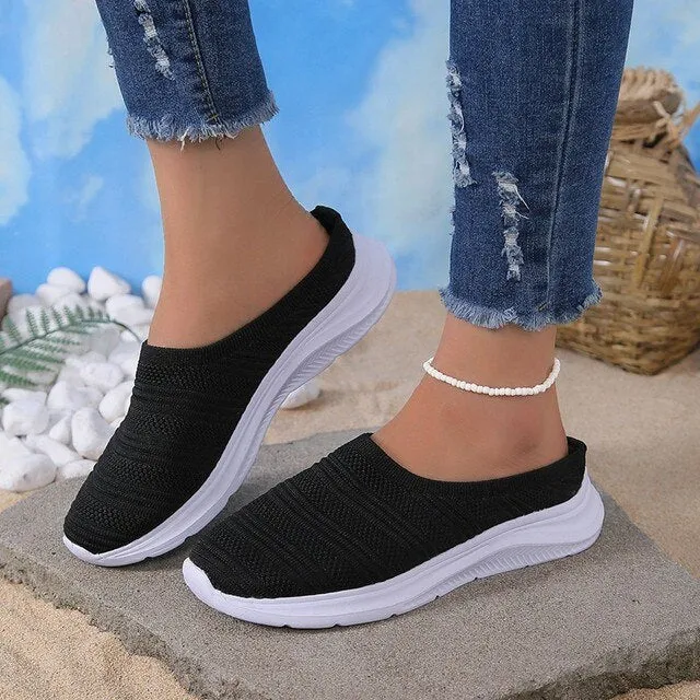 Women's Comfortable Breathable Slip-On Shoes with Orthopaedic Insole