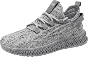 Women's Fashion Mesh Breathable Lightweight Lace Up Soft Sole Versatile Casual Running Slip on Athletic Work Shoe