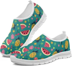 Women's Fruit Work Shoes Casual Loafers Flats Walk Shoes Ankle Support Platform Sneaker for Travel