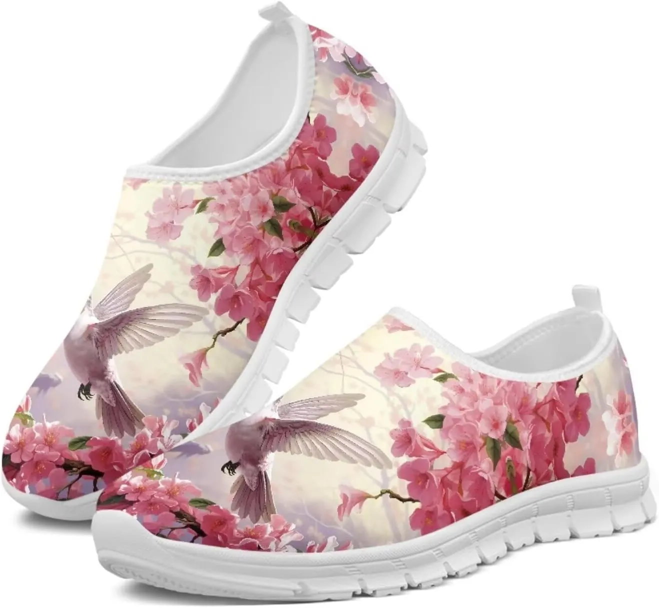Women's Hummingbird Casual Wide Toe Loafers Driving Shoes Comfort Hiking Barefoot Sneaker Flats