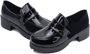 Women's Loafer Shoes Low Top Japanese Students Maid Uniform Dress Oxford Shoes