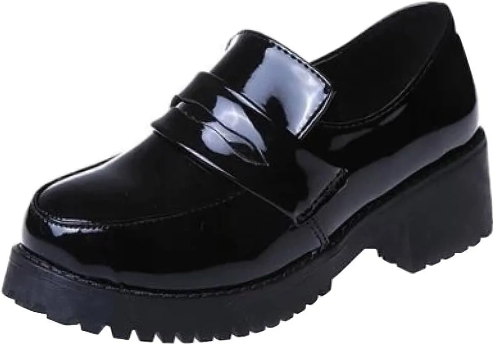 Women's Lolita Low Top Japanese Students Maid Uniform Dress Shoes Oxford Shoes