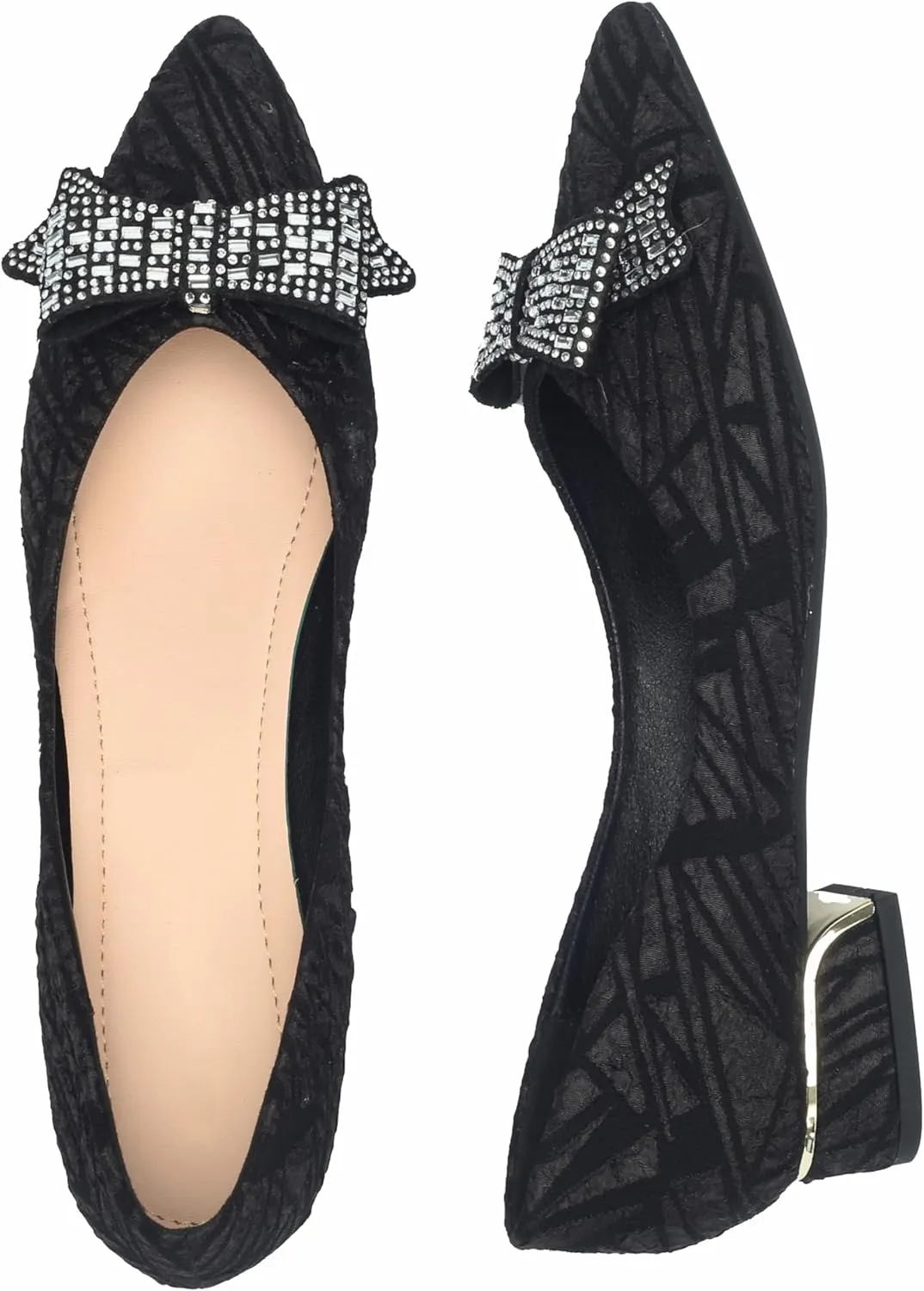 Women's Low Block Chunky Heels Pumps Shoes Comfortable Ladies Dress Shoes Low Heel Pumps