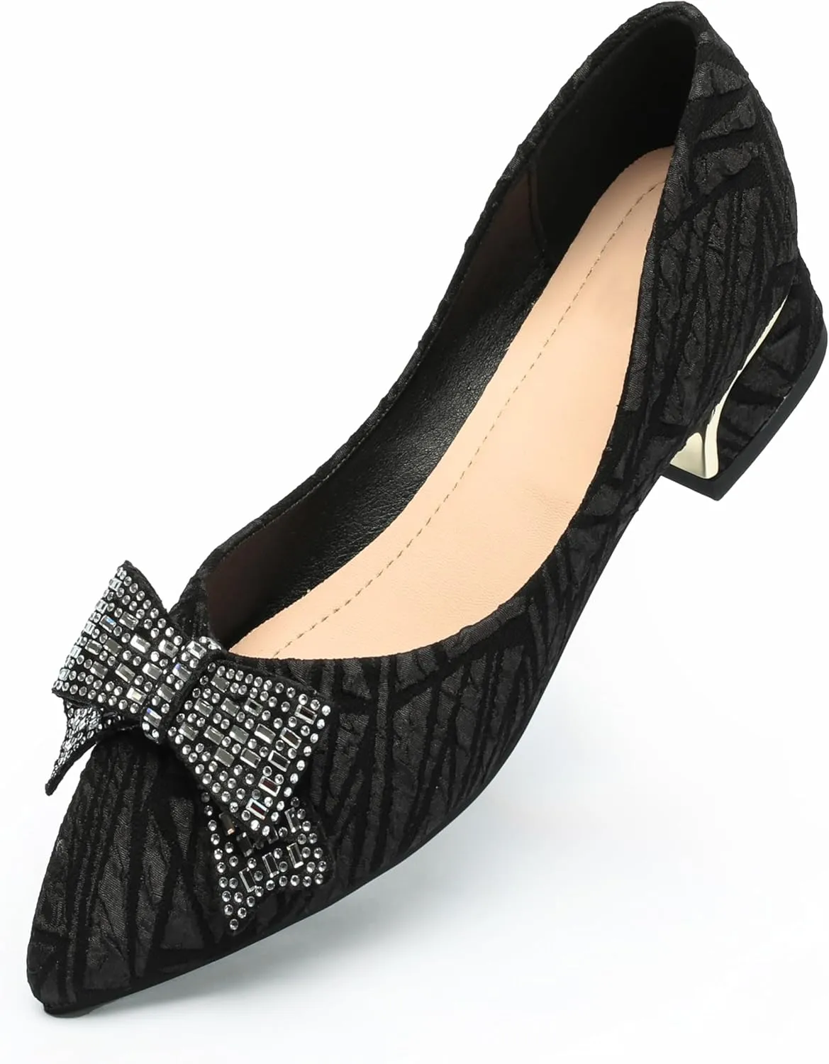 Women's Low Block Chunky Heels Pumps Shoes Comfortable Ladies Dress Shoes Low Heel Pumps