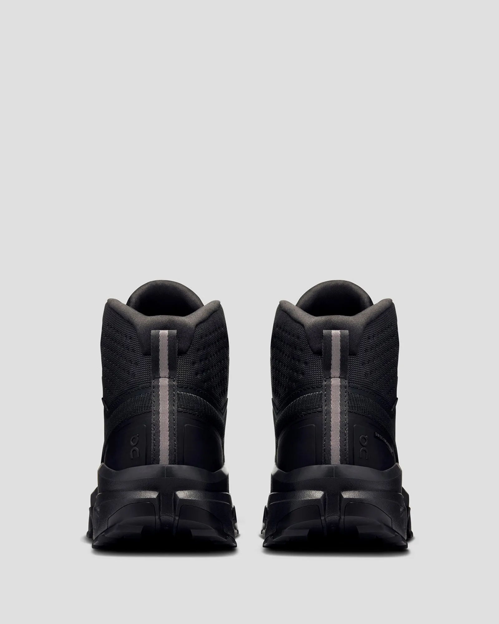 Women's On Running Cloudrock Waterproof Mid Hiking Boots - Black/Black