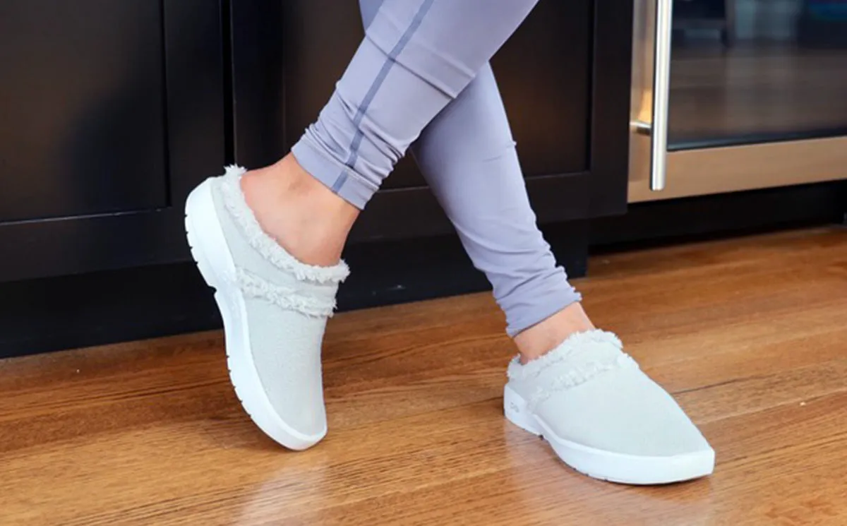 Women's OOcoozie Mule Shoe - Light Gray (SALE)